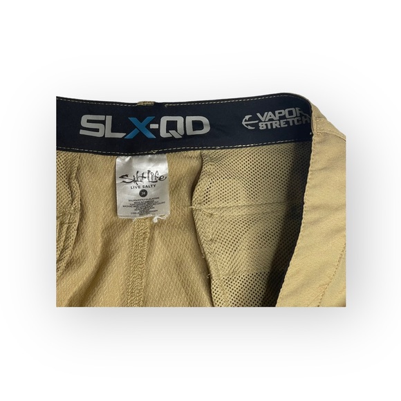 Salt Life® 𓆉 La Vida SLX Hybrid Fishing Cargo Shorts 𓆉 Khaki 38 𓆉 Work Play - Picture 12 of 16